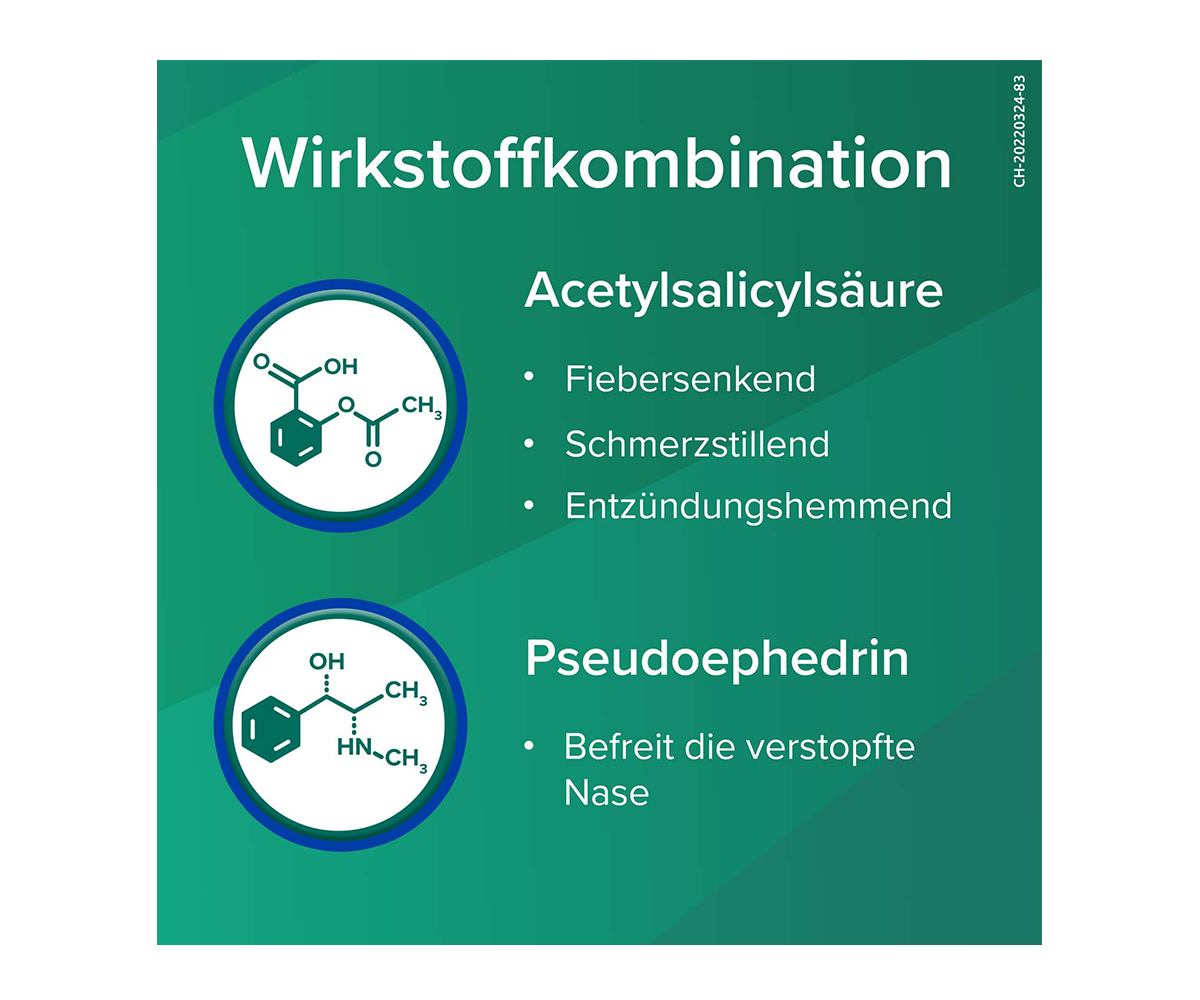 Aspirin® Complex Hilfe bei Schnupfen, Schmerzen & Fieber